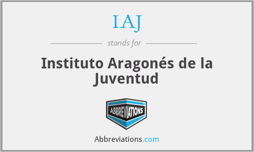 IAJ - Instituto Aragonés de la Juventud