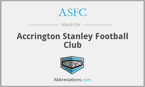 ASFC - Accrington Stanley Football Club