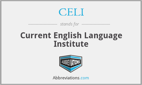 CELI - Current English Language Institute