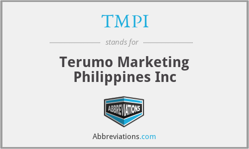 TMPI - Terumo Marketing Philippines Inc