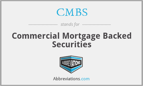 CMBS - Commercial Mortgage Backed Securities