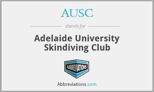 AUSC - Adelaide University Skindiving Club
