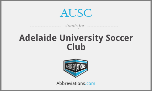 AUSC - Adelaide University Soccer Club