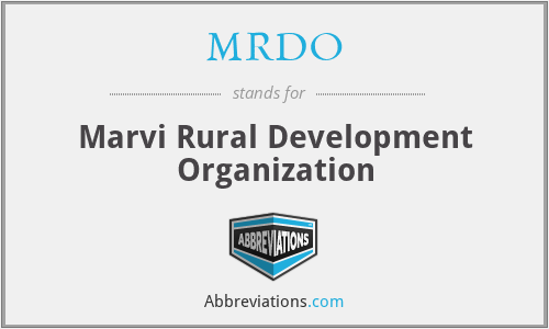 MRDO - Marvi Rural Development Organization