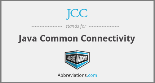 JCC - Java Common Connectivity