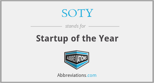 SOTY - Startup of the Year