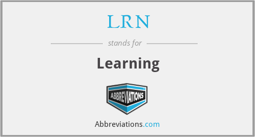 LRN - Learning