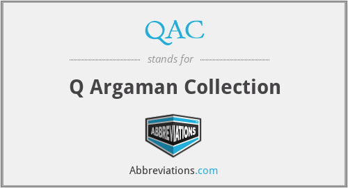 QAC - Q Argaman Collection