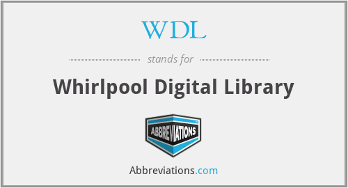 WDL - Whirlpool Digital Library