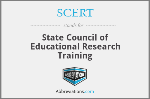 SCERT - State Council of Educational Research Training