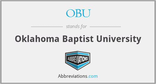 OBU - Oklahoma Baptist University