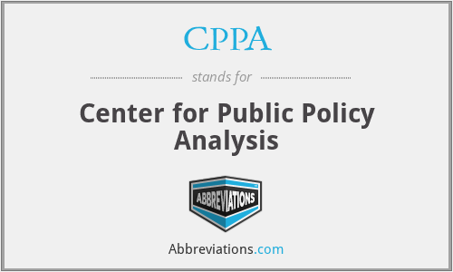 CPPA - Center for Public Policy Analysis