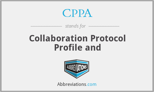 CPPA - Collaboration Protocol Profile and