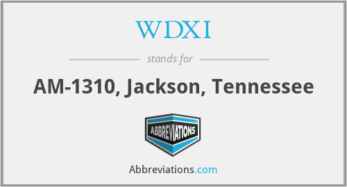WDXI - AM-1310, Jackson, Tennessee