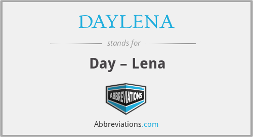 DAYLENA - Day – Lena
