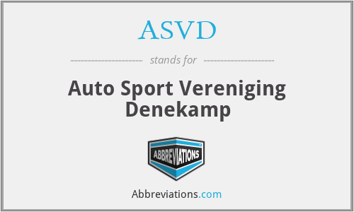 ASVD - Auto Sport Vereniging Denekamp