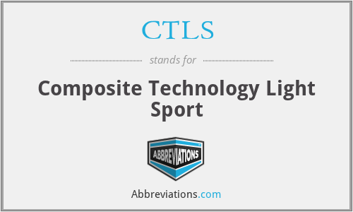 CTLS - Composite Technology Light Sport