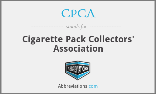 CPCA - Cigarette Pack Collectors' Association