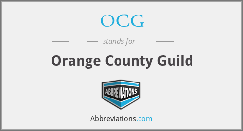 OCG - Orange County Guild