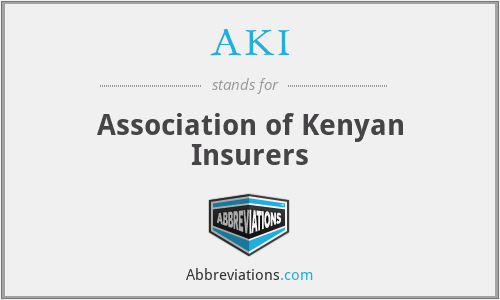 AKI - Association of Kenyan Insurers