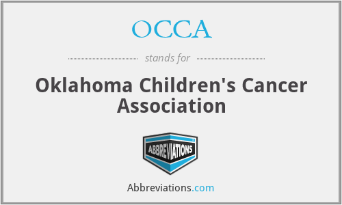 OCCA - Oklahoma Children's Cancer Association