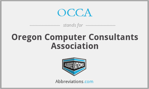 OCCA - Oregon Computer Consultants Association