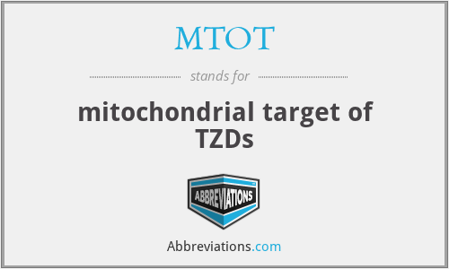 MTOT - mitochondrial target of TZDs