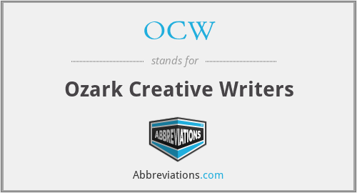 OCW - Ozark Creative Writers