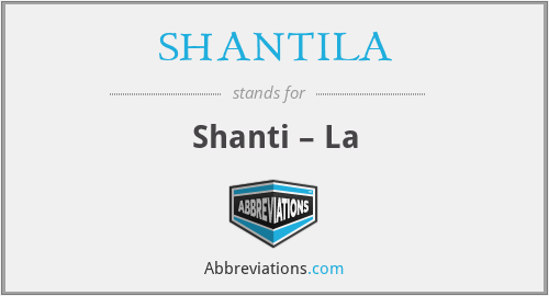 SHANTILA - Shanti – La