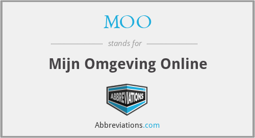 MOO - Mijn Omgeving Online