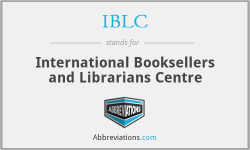 IBLC - International Booksellers and Librarians Centre