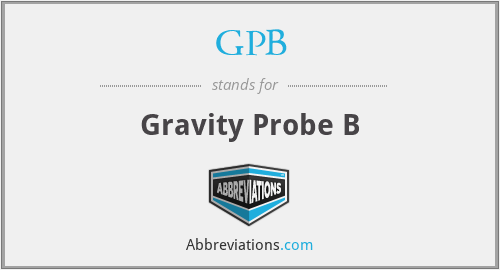 GPB - Gravity Probe B