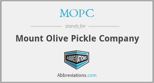 MOPC - Mount Olive Pickle Company