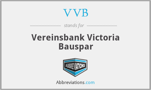 VVB - Vereinsbank Victoria Bauspar
