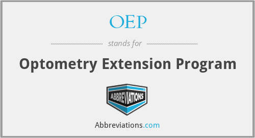 OEP - Optometry Extension Program