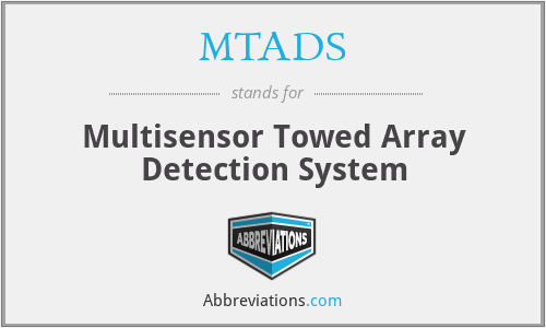 MTADS - Multisensor Towed Array Detection System