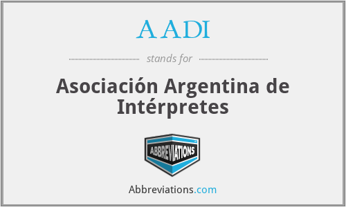 AADI - Asociación Argentina de Intérpretes