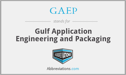 GAEP - Gulf Application Engineering and Packaging