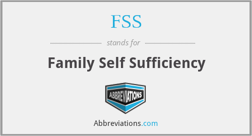 FSS - Family Self Sufficiency