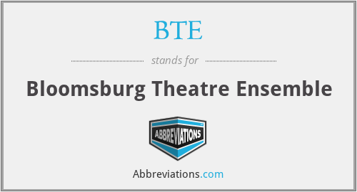 BTE - Bloomsburg Theatre Ensemble