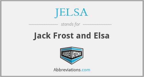 JELSA - Jack Frost and Elsa