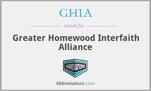 GHIA - Greater Homewood Interfaith Alliance