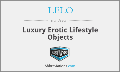 LELO - Luxury Erotic Lifestyle Objects