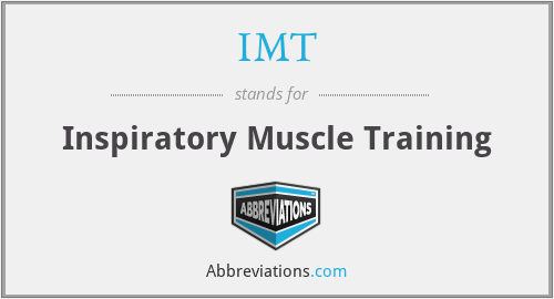IMT - Inspiratory Muscle Training