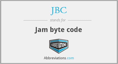 JBC - Jam byte code