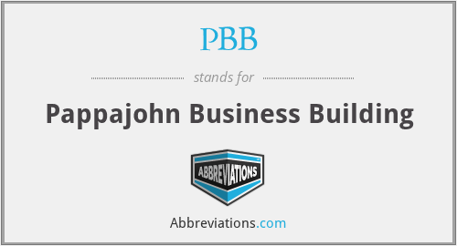 PBB - Pappajohn Business Building