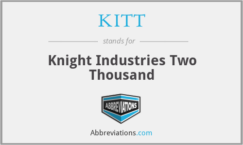 KITT - Knight Industries Two Thousand