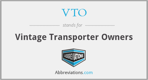VTO - Vintage Transporter Owners
