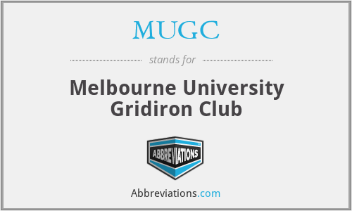 MUGC - Melbourne University Gridiron Club