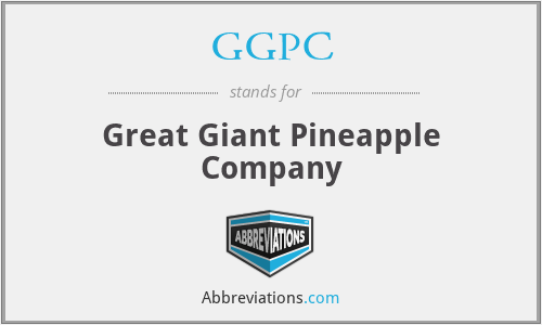 GGPC - Great Giant Pineapple Company